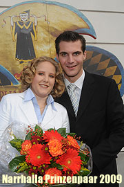 Das Narrhalla Prinzenpaar 2009 Peter III. und Sandra II. (Foto. Ingrid Grossmann)
